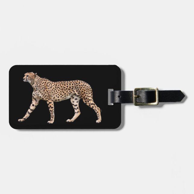Cheetah Luggage Tag (Front Horizontal)