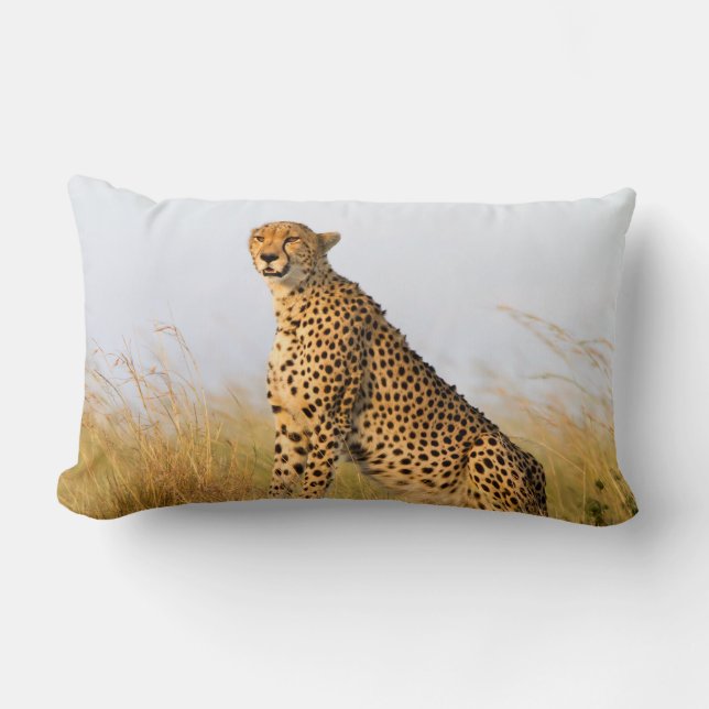 Cheetah Lumbar Cushion (Front)