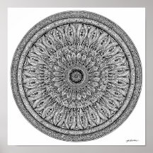 Cheetah Mandala Intricate Coloring Page
