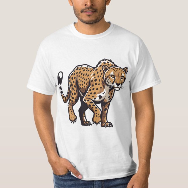 Cheetah Mode On T-Shirt (Front)