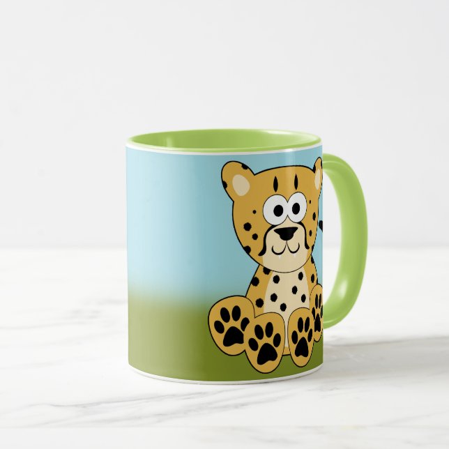 Cheetah Mug (Front Right)