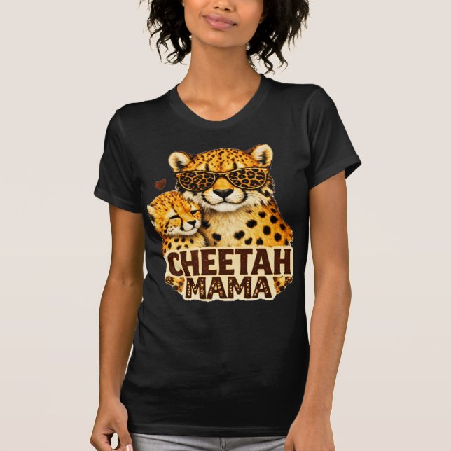 Cheetah Mum T-Shirt (Front)