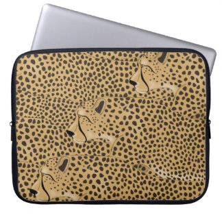 Cheetah Neoprene Laptop Sleeve