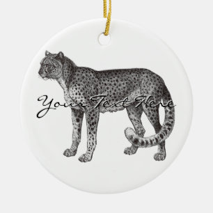 Cheetah Ornament