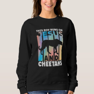 Cheetah Outfit for Cheetah Lovers Apparel for Boys Sweatshirt