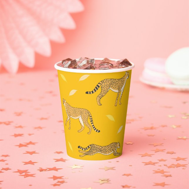 Cheetah  paper cups (Insitu)