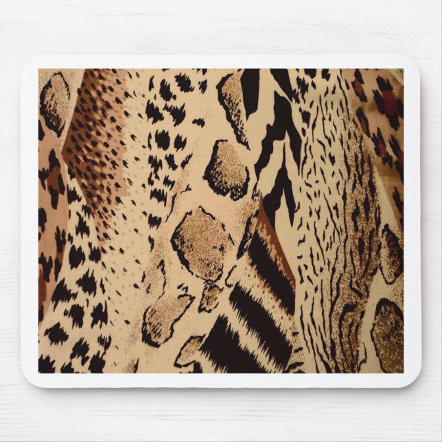 Cheetah Pattern Mouse Pad (Front)
