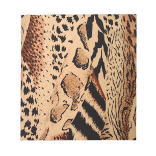 Cheetah Pattern Notepad