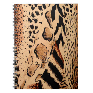 Cheetah Pattern Spiral Notebook