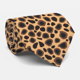 Cheetah Pattern Tie