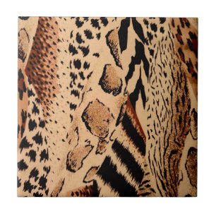 Cheetah Pattern Tile
