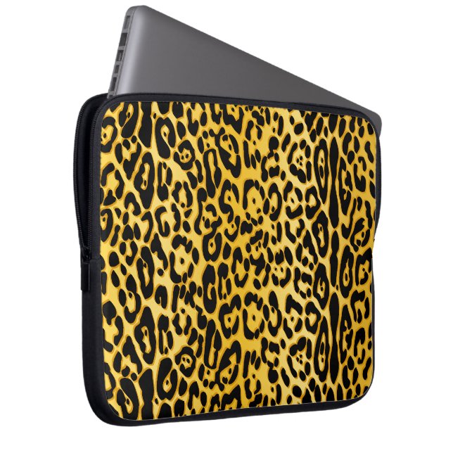 Cheetah Peace Angel Laptop Sleeve (Front Right)