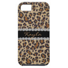 CHEETAH PERSONLIZED BLING I phone 5 CASE