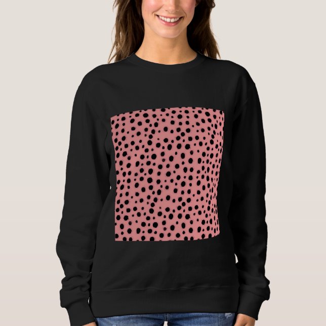 Cheetah Pink Pattern Sweatshirt (Front)