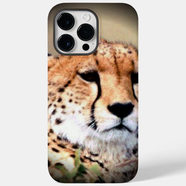 Cheetah Portrait by Full Moon: Nature's Grace Case-Mate iPhone Case (Back)