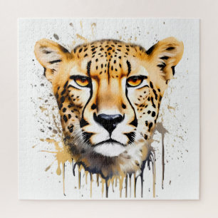 Cheetah Portrait Jigsaw Puzzle