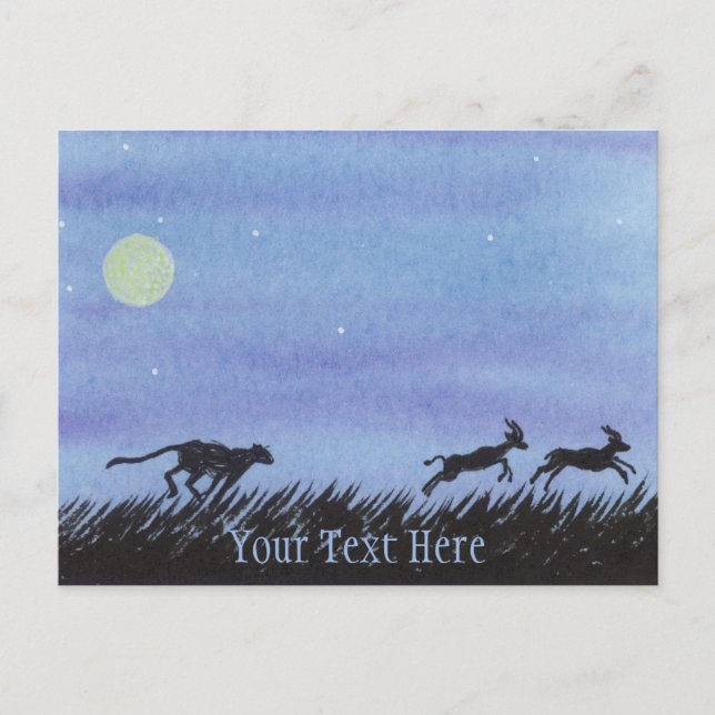 Cheetah Postcard (Front)