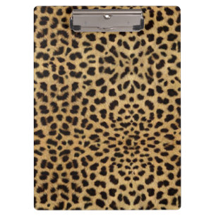 Cheetah Print Clipboard