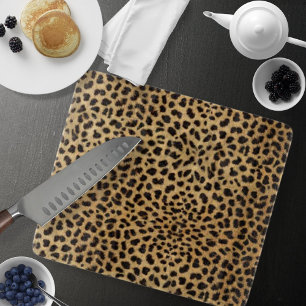 Cheetah Print Cutting Board