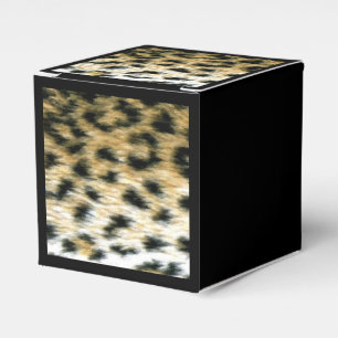 Cheetah Print Favour Box