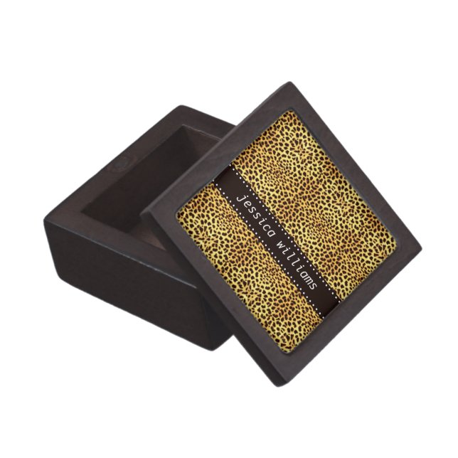 Cheetah Print Gift Box (Opened)