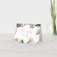 Cheetah Print Girls Safari Wild One 1st Birthday