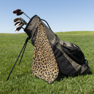 Cheetah Print Golf Towel