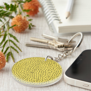 Cheetah Print in Natural colours  Key Ring