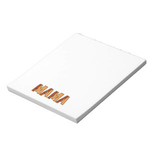 Cheetah Print Leopard Mum Notepad