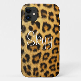 Cheetah Print Leopard Print iPhone 11 Case