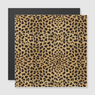 Cheetah Print Magnetic Card