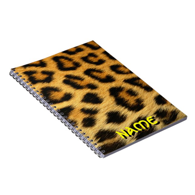 cheetah print notebook (Right Side)