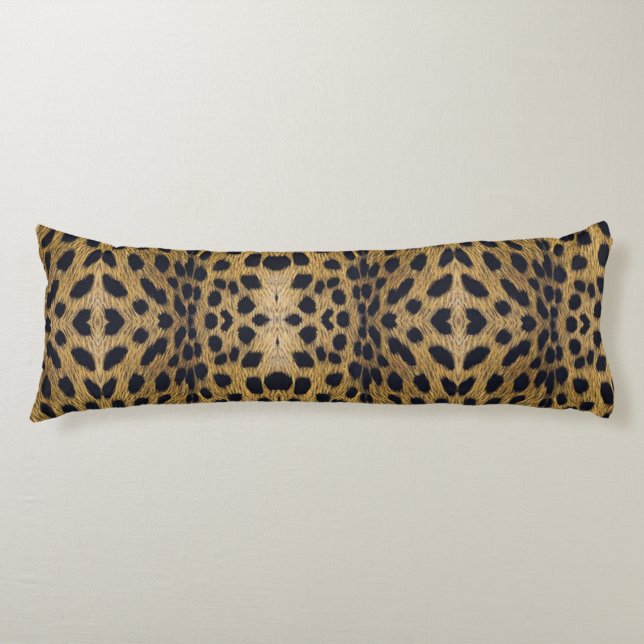 Cheetah Print Pattern Body Cushion (Front)
