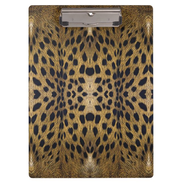 Cheetah Print Pattern Clipboard (Front)