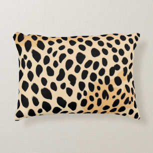 Cheetah Print Pattern Decorative Cushion
