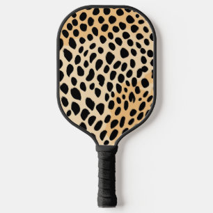 Cheetah Print Pattern Pickleball Paddle
