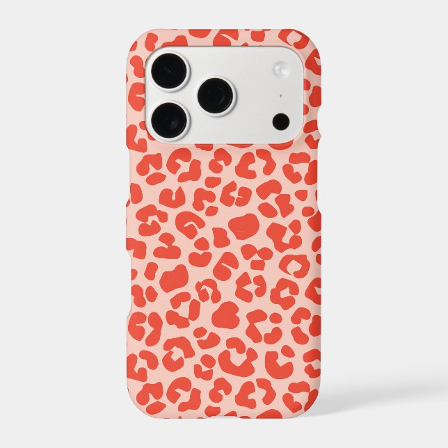 Cheetah Print Pattern Red (Back)