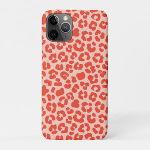 Cheetah Print Pattern Red Case-Mate iPhone Case