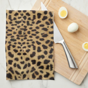 Cheetah Print Tea Towel