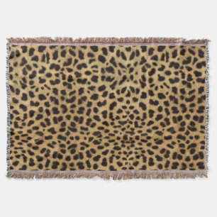 Cheetah Print Throw Blanket