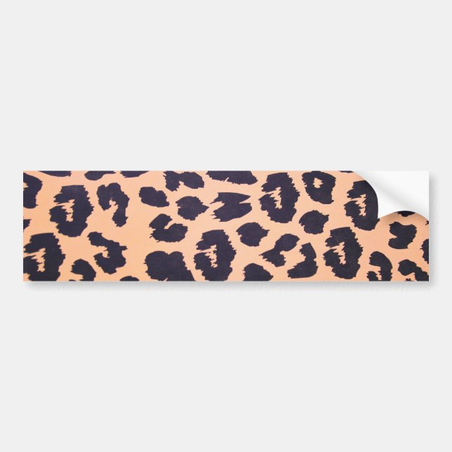 Cheetah prints bumper sticker (Front)