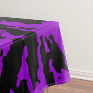 Cheetah Purple Tablecloth