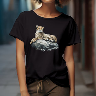 Cheetah Resting on a Rock T-Shirt
