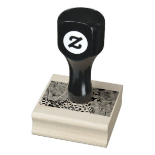 Cheetah Rubber Stamp