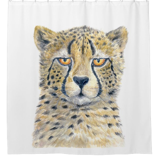 Cheetah Shower Curtain (Front)