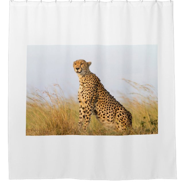Cheetah Shower Curtain (Front)