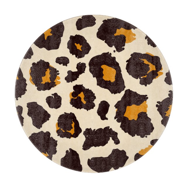 Cheetah Skin, Animal Print Texture. Cutting Board (Front)