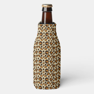 Cheetah skin pattern bottle cooler