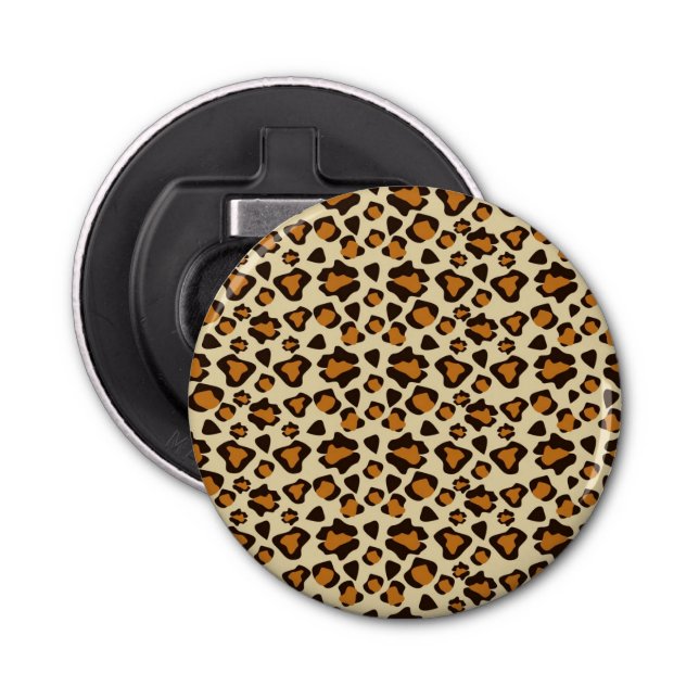 Cheetah skin pattern bottle opener (Front)