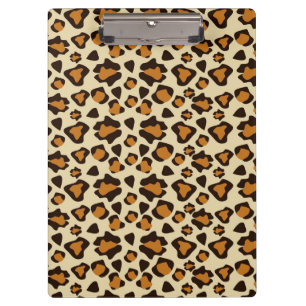 Cheetah skin pattern clipboard